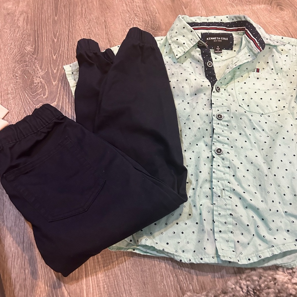 Size 5 3 piece bundle boy dress up (Kenneth Cole, cat and jack, carters) - Picture 15 of 16